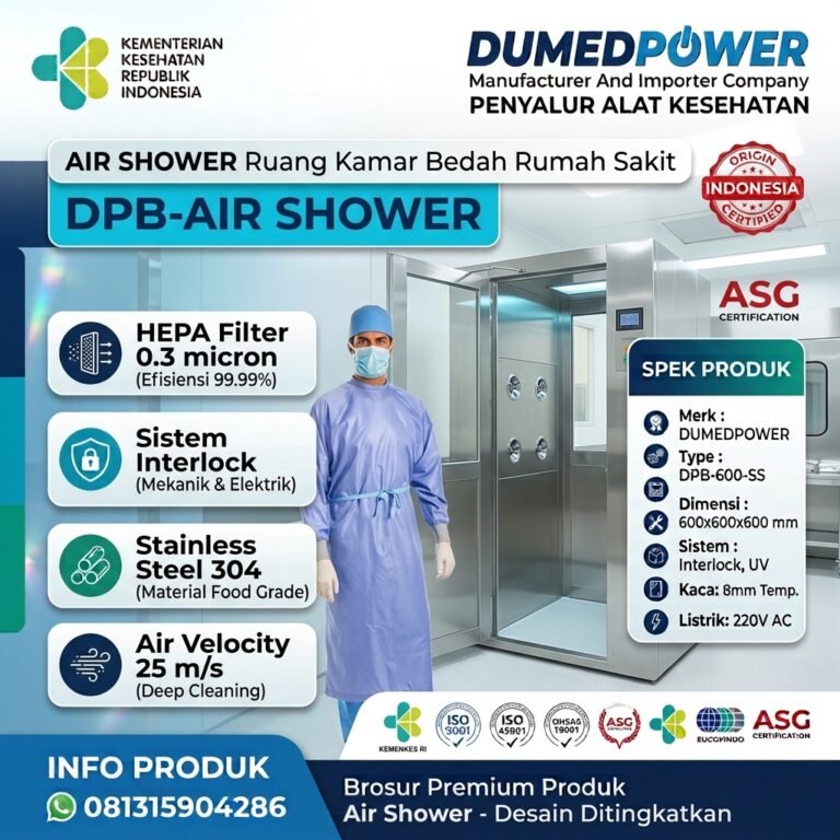 Air Shower Cleanroom Ruang Kamar Bedah DPB-AIRSHOWER